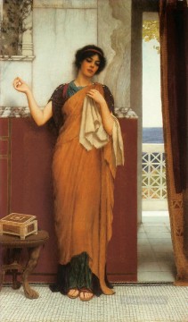 Idle Thoughts 1898年 新古典主義の女性 ジョン・ウィリアム・ゴッドワード Oil Paintings
